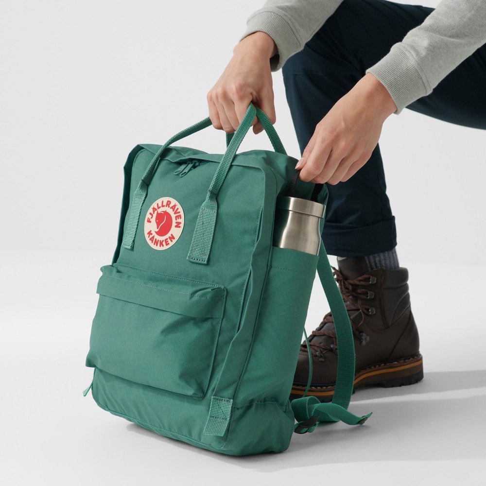 Fjällräven Kånken deep Turquoise Backpack everyday outdoor - Picture 8 of 13